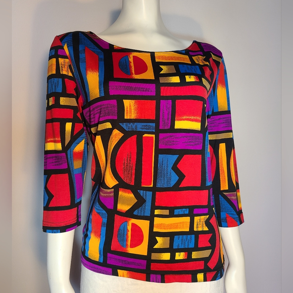 Women's stained glass top